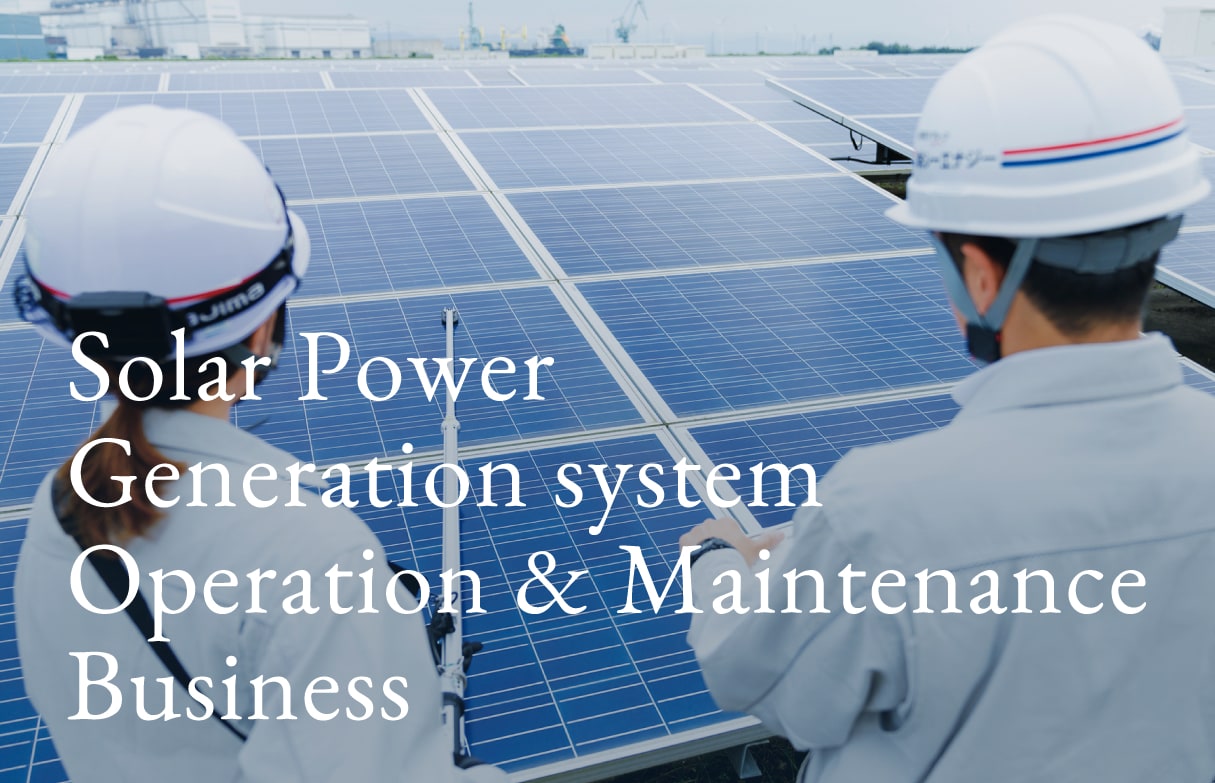 Solar Power Generation system Operation & Maintenance Business